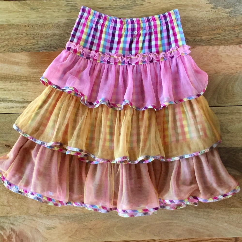 Oilily Tulle Layered Swing skirt Girls 140 9-10